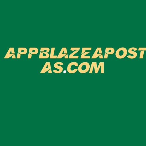 Logo da APPBLAZEAPOSTAS